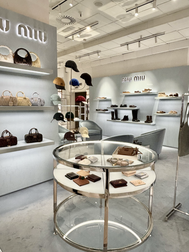 Retail Tour Madrid El Corte Inglés Miu Miu