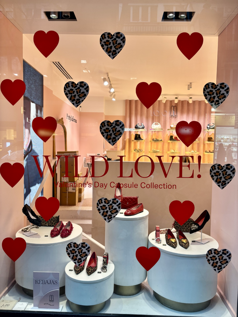 vitrine pretty ballerinas madrid saint valentin