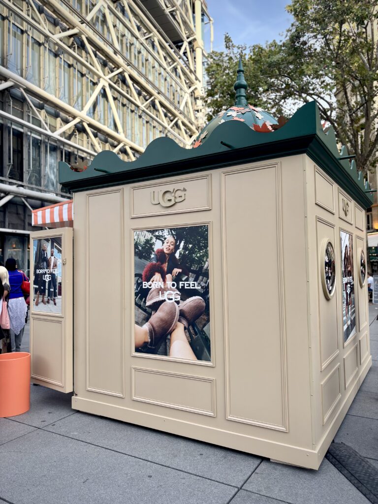 activation marque Paris automne UGG