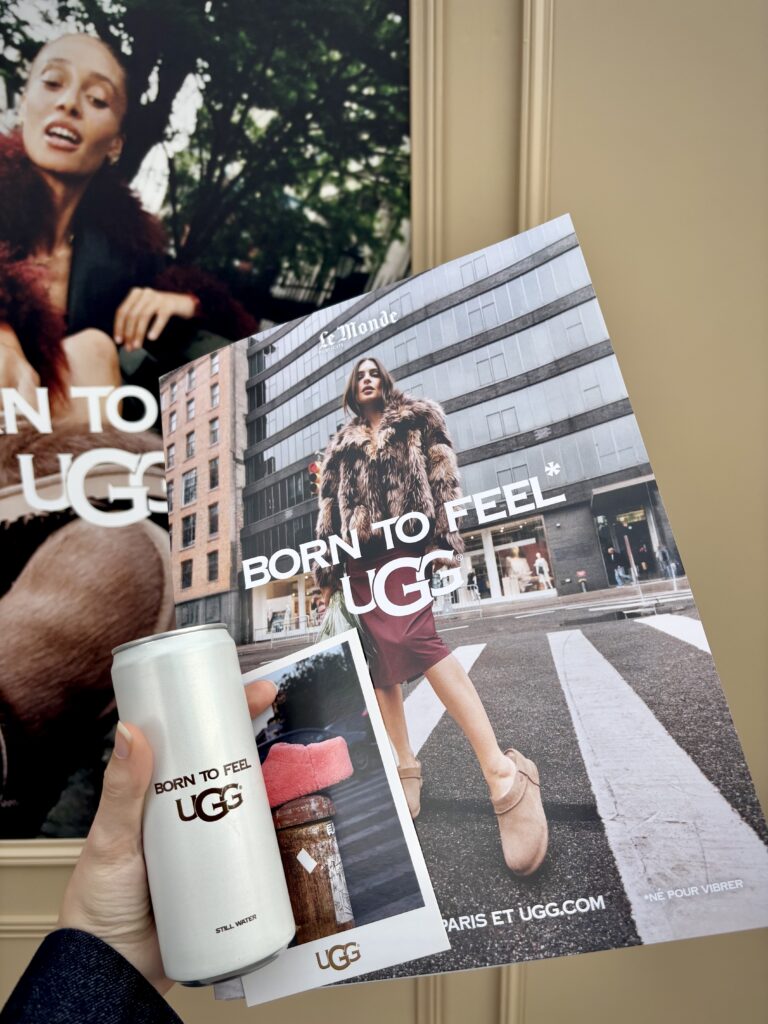 activation marque Paris automne UGG